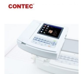 Eletrocardiógrafo CONTEC de 12 canais Tela Touch Interpretativo ECG 1200G