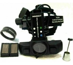 Oftalmoscópio indireto binocular de fundo oftálmico recarregável com lente 20d