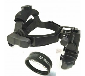 Oftalmoscópio indireto binocular de fundo oftálmico recarregável com lente 20d