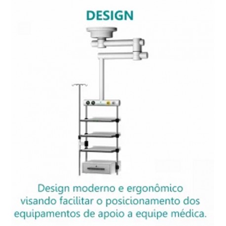 Suporte para Equipamentos Kronus Vídeo HDMI SC F.O. Biarticulado