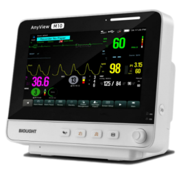 Monitor Multiparamétrico BIOLIGHT Q5 MODULAR ( SPO2-ECG-PNI-TEMP-RESP) Tela 12 ''