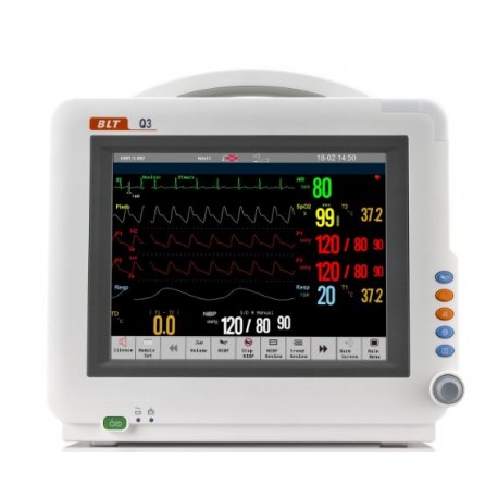 Monitor Multiparamétrico BIOLIGHT Q5 MODULAR ( SPO2-ECG-PNI-TEMP-RESP) Tela 12 ''