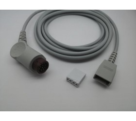 Cabo adaptador para transdutor de pressão arterial do conector Utah
