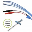 Introdutor Percutâneo para cateter, com válvula e manga protetora de 110cm Introdutor Percutâneo para cateter, com válvula e manga protetora de 110cm