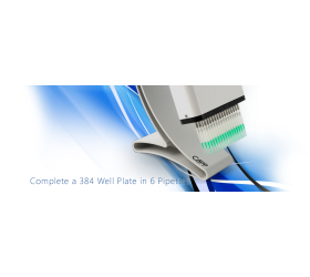 Micropipeta multicanal, 16 canais, volume variável 0,2 a 20 µl